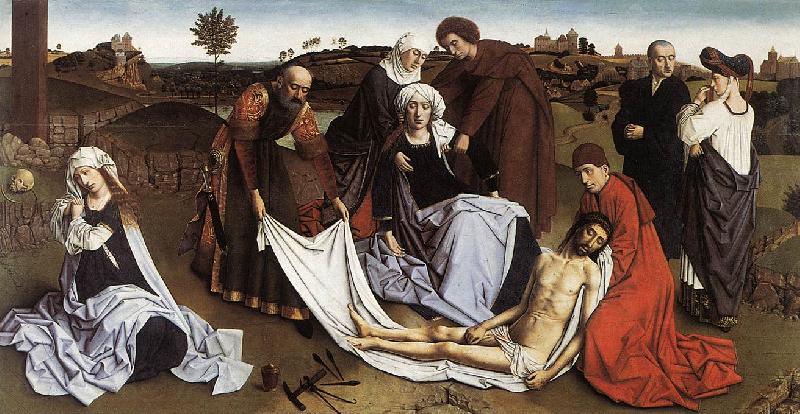 CHRISTUS, Petrus The Lamentation kj Spain oil painting art